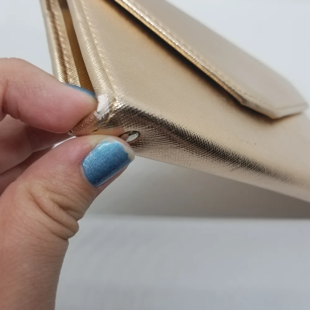 Zoppen rose gold RFID blocking passport travel wallet